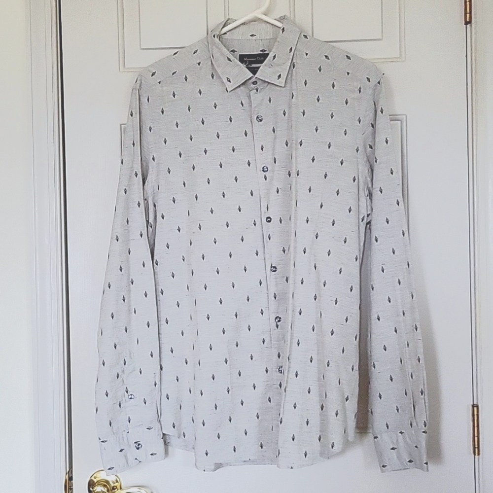 Men's Massimo Dutti Button-down Dress Shirt (XL)